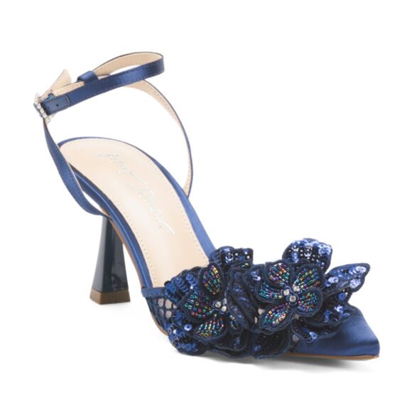 BETSEY JOHNSON Susie Embellished Heels - Picture 1 of 4